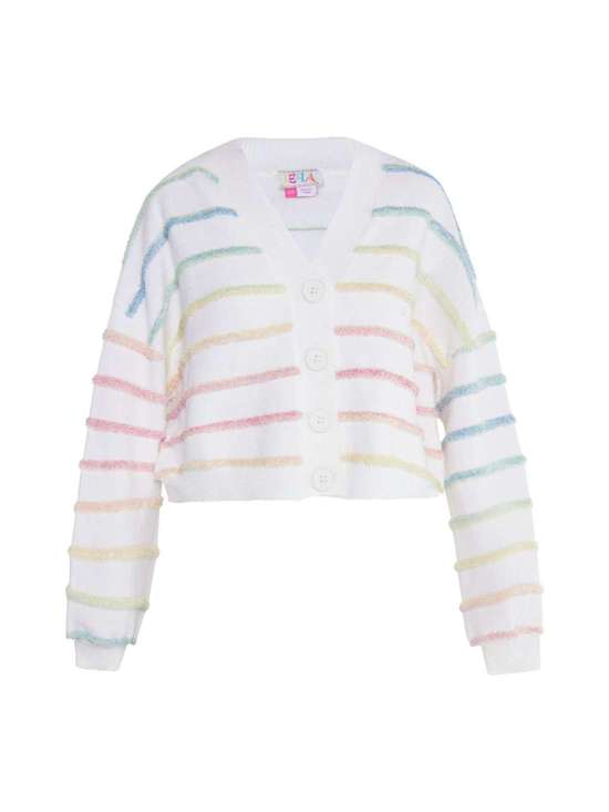 белый в полоску