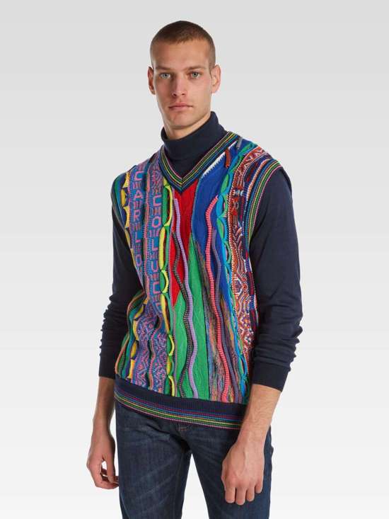 синий полосатый