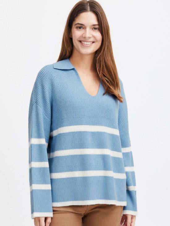 синий полосатый