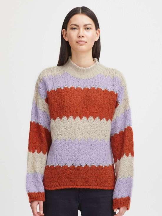 mehrfarbig gestreift