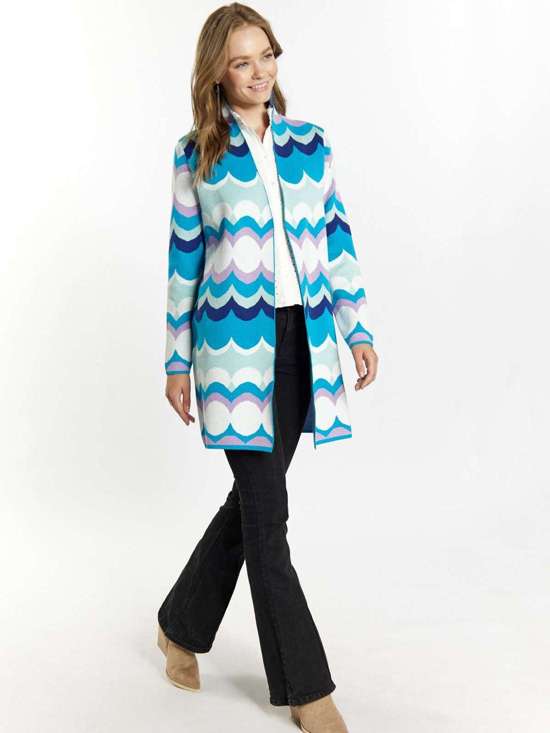 mehrfarbig gemustert