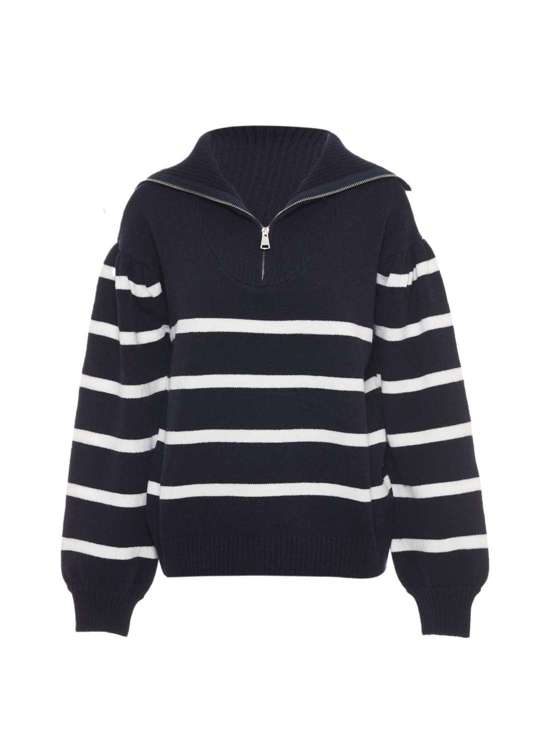 белый в полоску