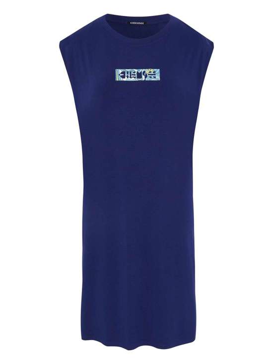 синий разноцветный