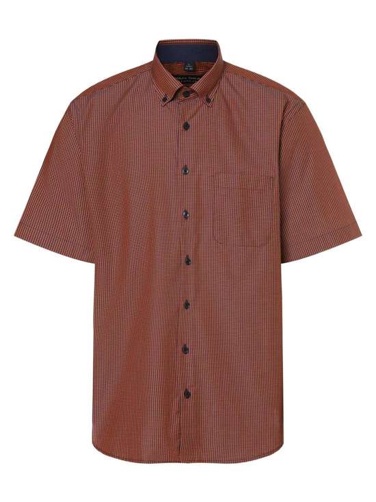 orange marine kariert