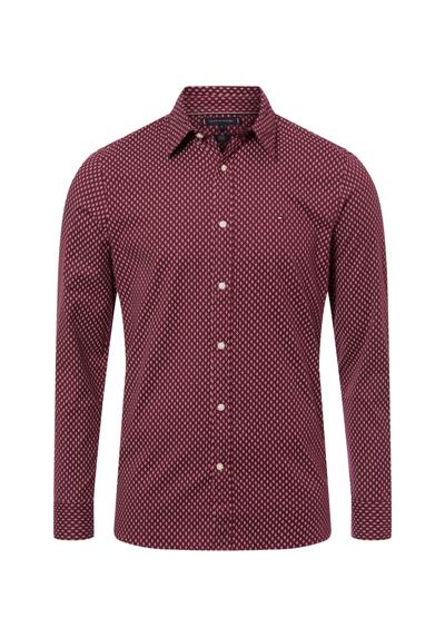 bordeaux beige gemustert