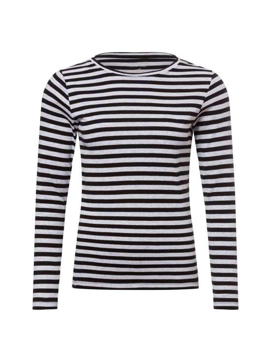 schwarz grau gestreift