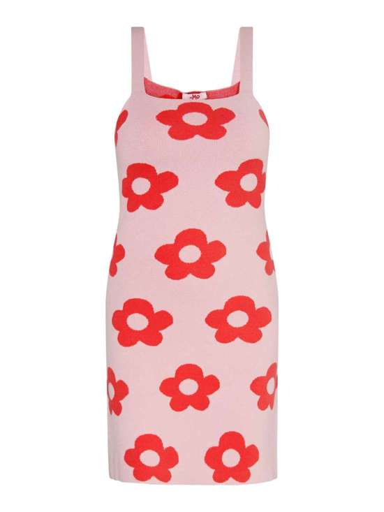 ярко-розовый узорчатый