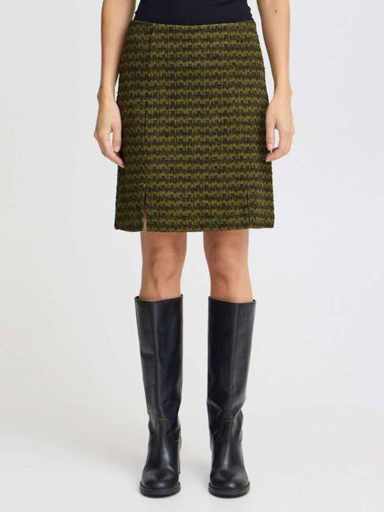 зеленый узорчатый