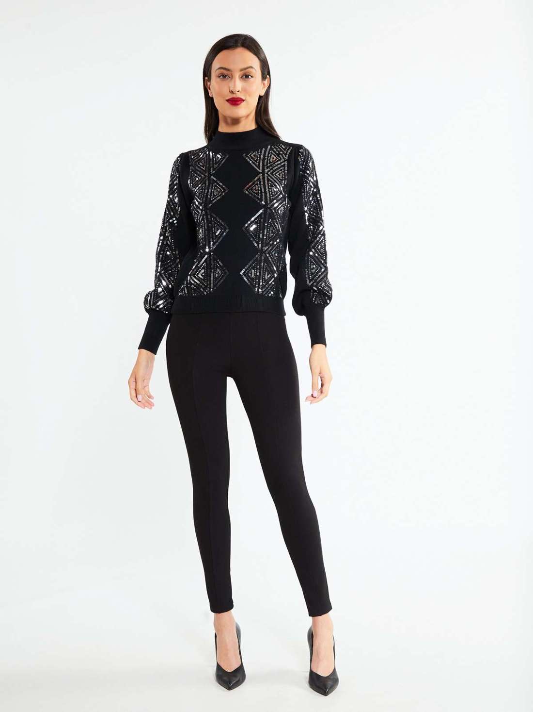 Трикотажный пуловер