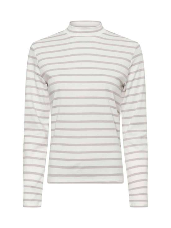 taupe weiß gestreift