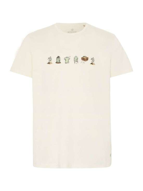 beige vanille bedruckt