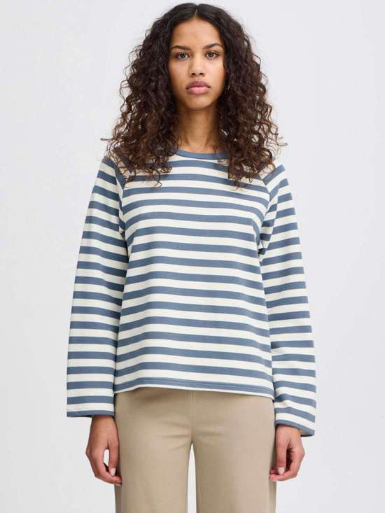 синий полосатый