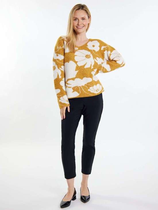 желтый узорчатый