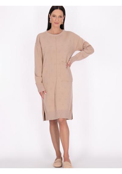 beige gepunktet
