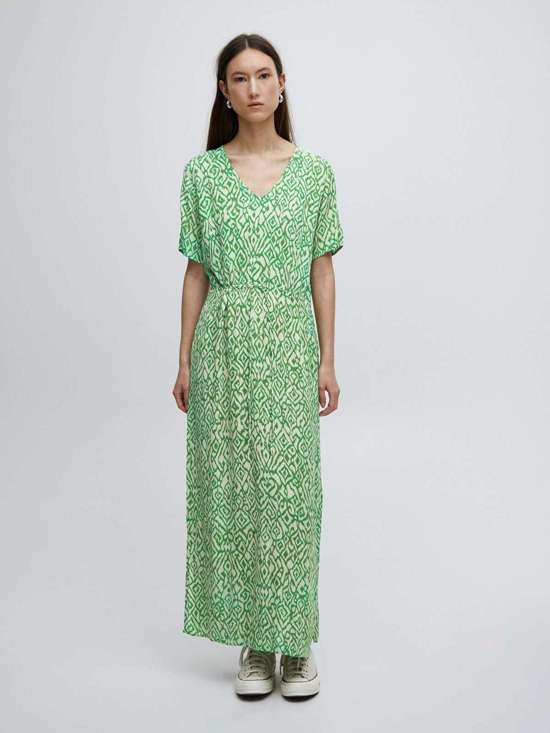 зеленый узорчатый