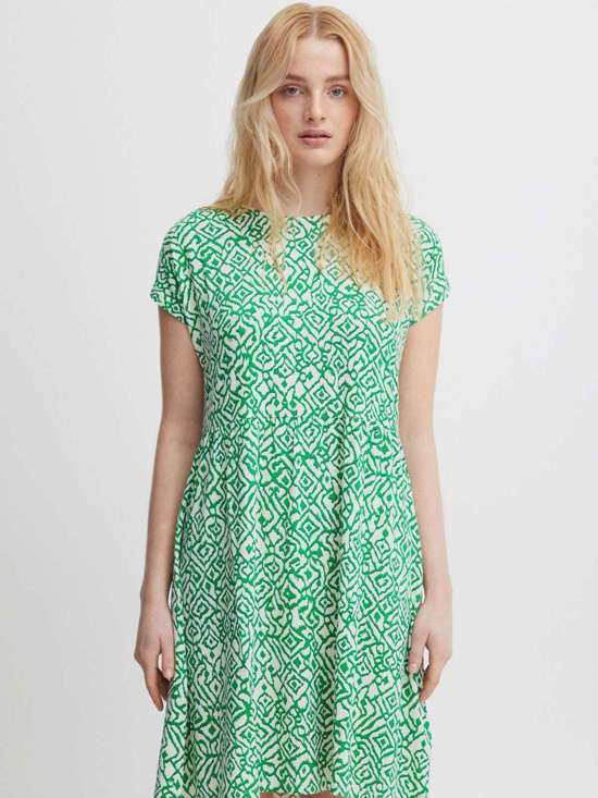 зеленый узорчатый