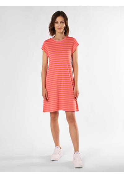 orange pink gestreift