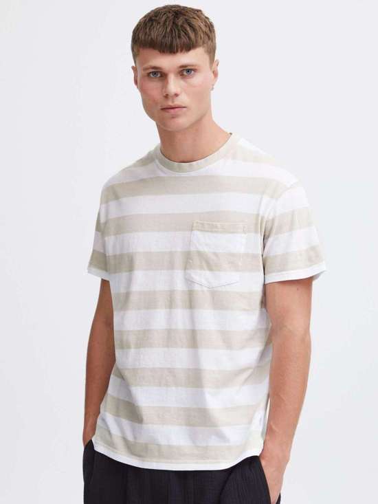 бежевый в полоску