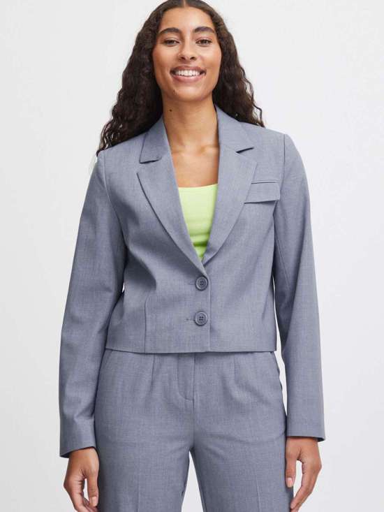 синий меланж