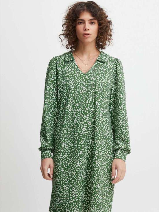 зеленый узорчатый