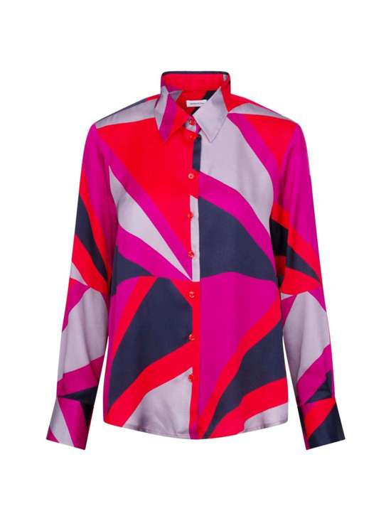 красный с рисунком