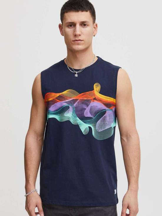 синий разноцветный