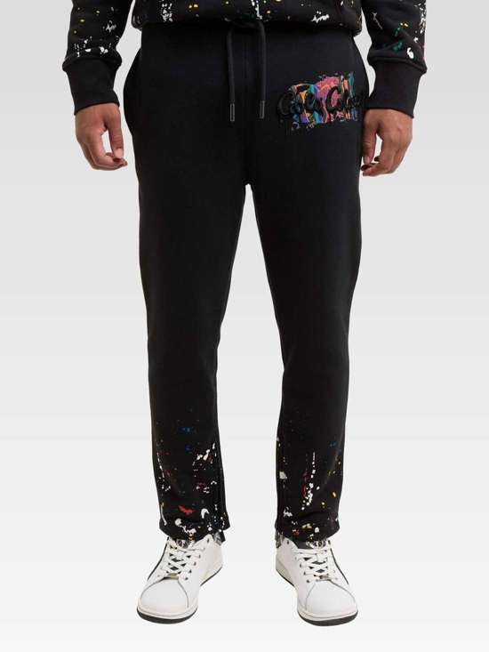 чёрный с рисунком