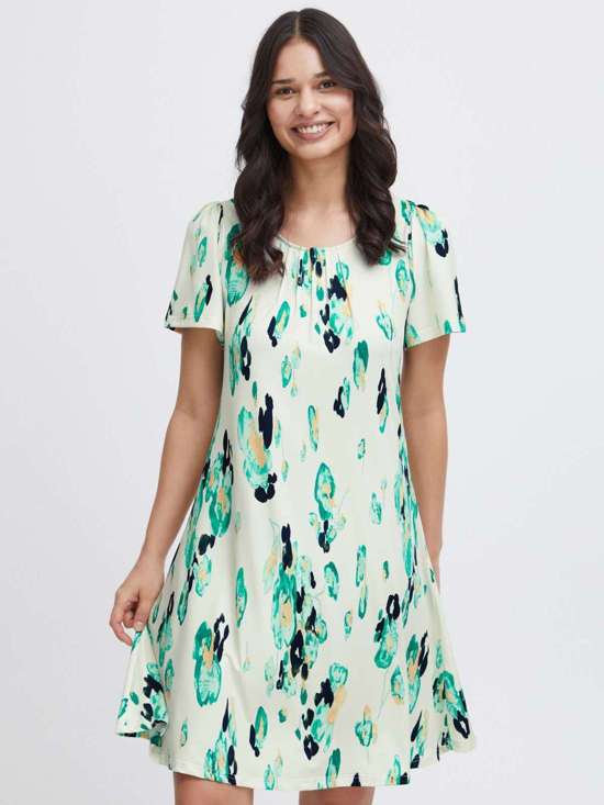 зеленый узорчатый