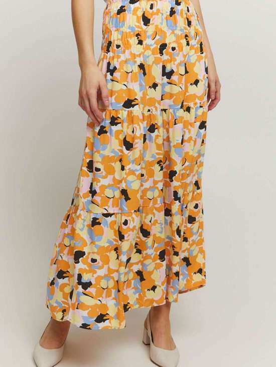 желтый узорчатый