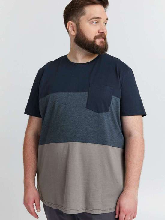 синий полосатый