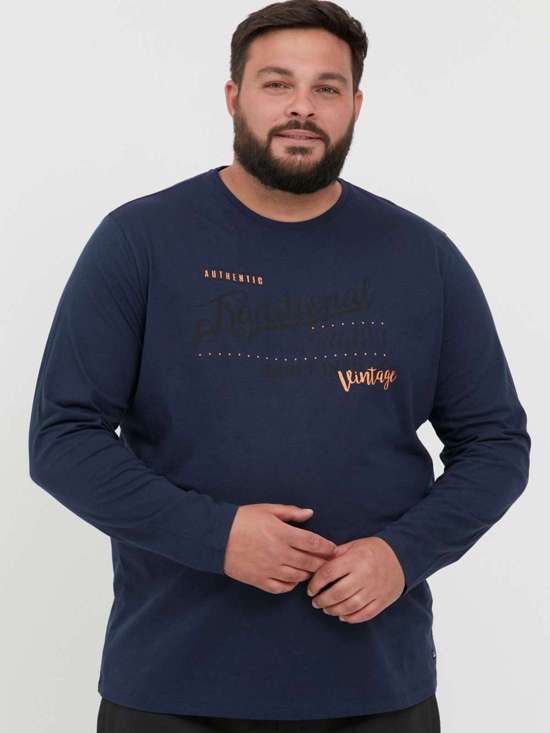 синий с рисунком