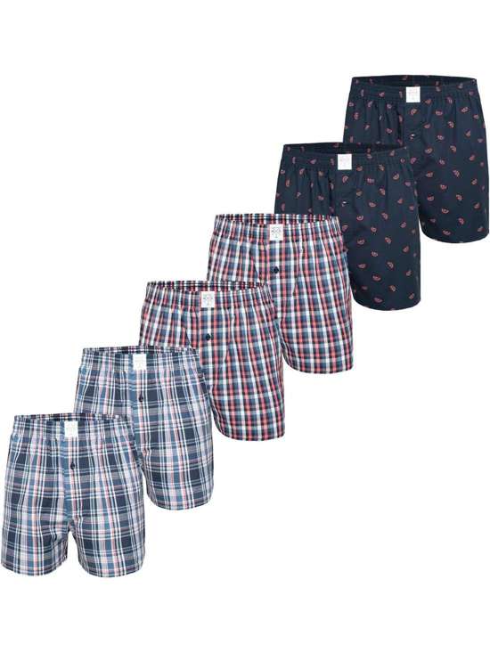 mehrfarbig gemustert