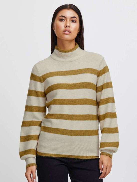 бежевый в полоску