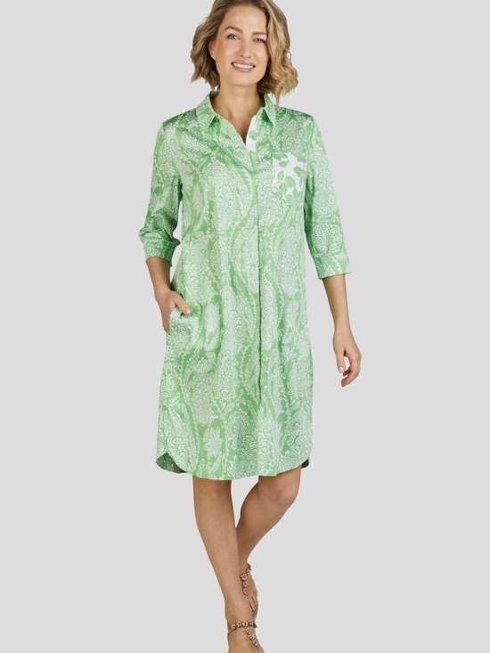 зеленый с рисунокм