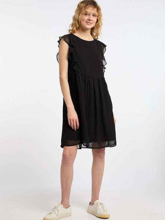 черный в горошек