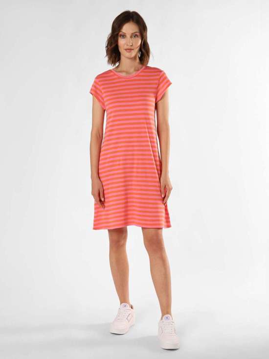 orange pink gestreift