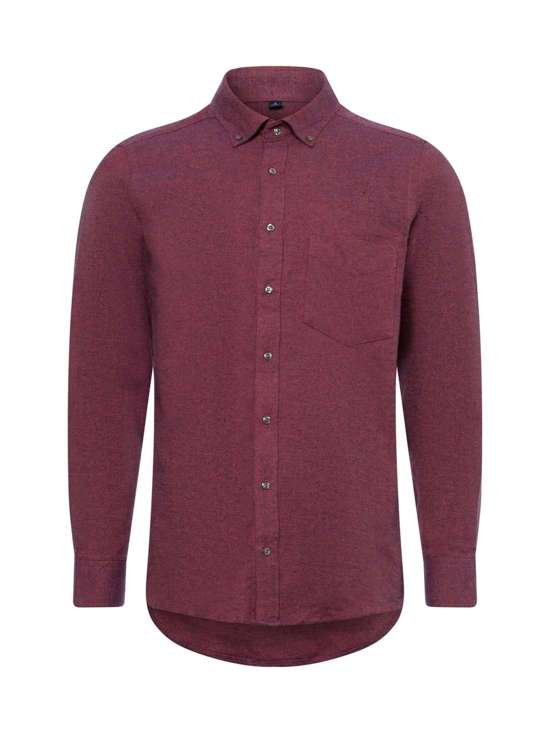 orange indigo gemustert