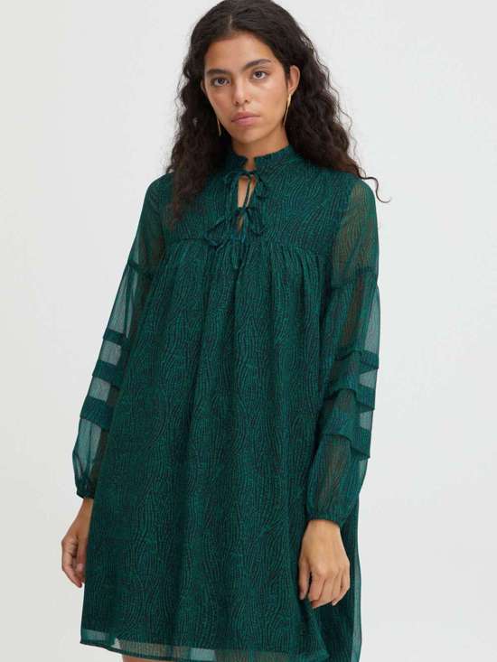 зеленый узорчатый