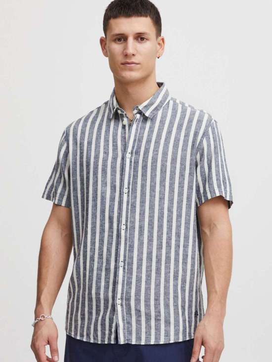 синий полосатый