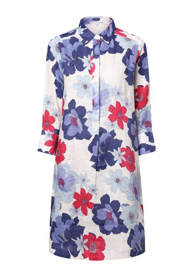 blau fuchsia gemustert