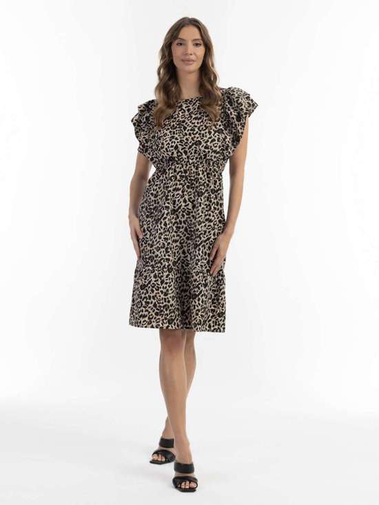 коричневый в рисунком