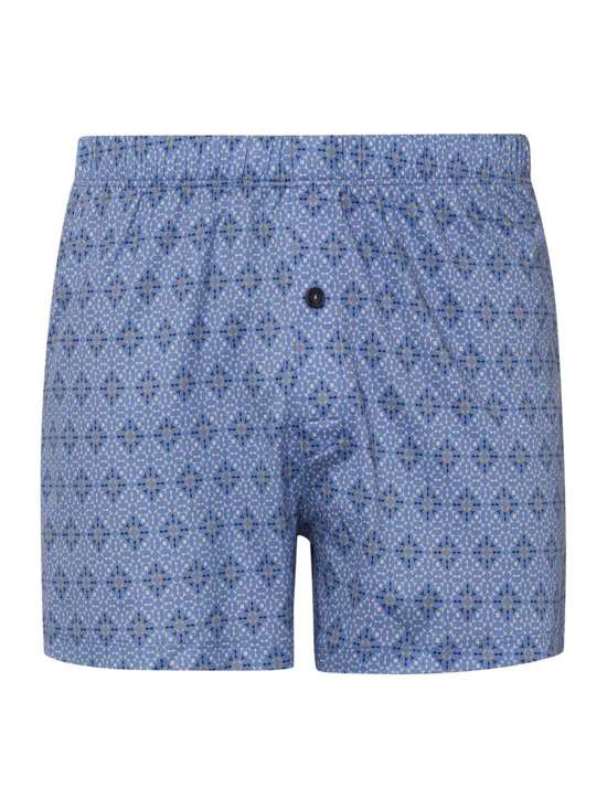 синий узорчатый