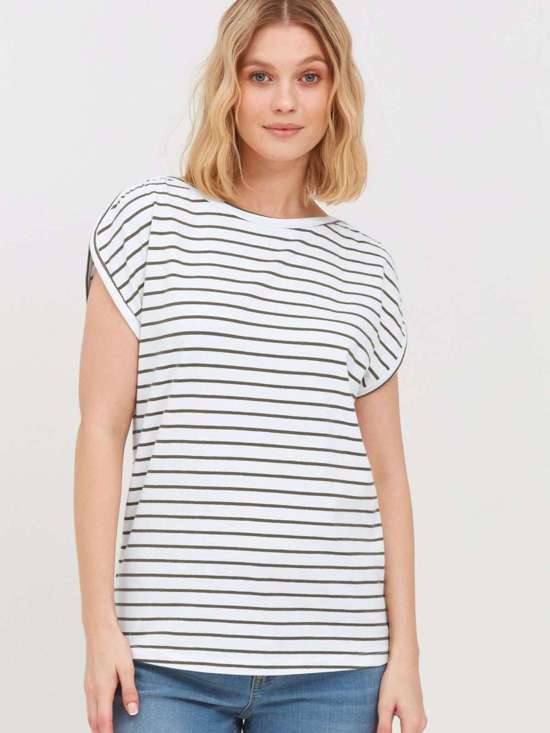 оливковый в полоску