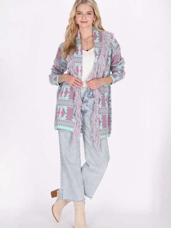 бирюзовый узорчатый