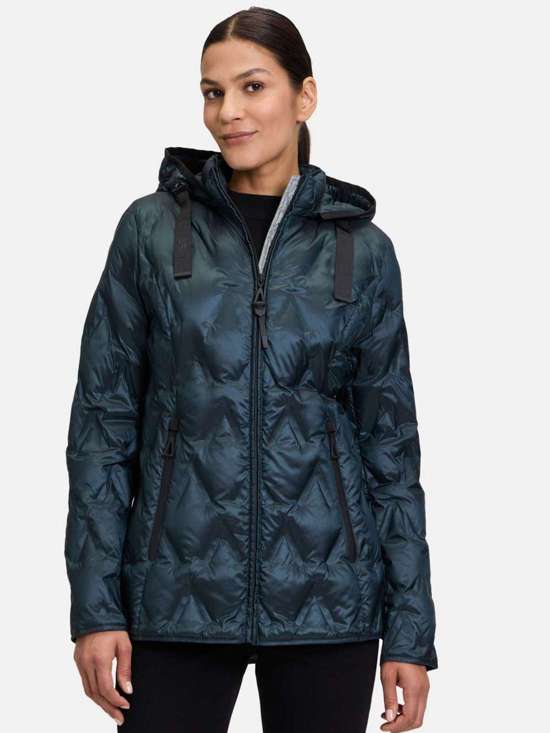 голубой узорчатый