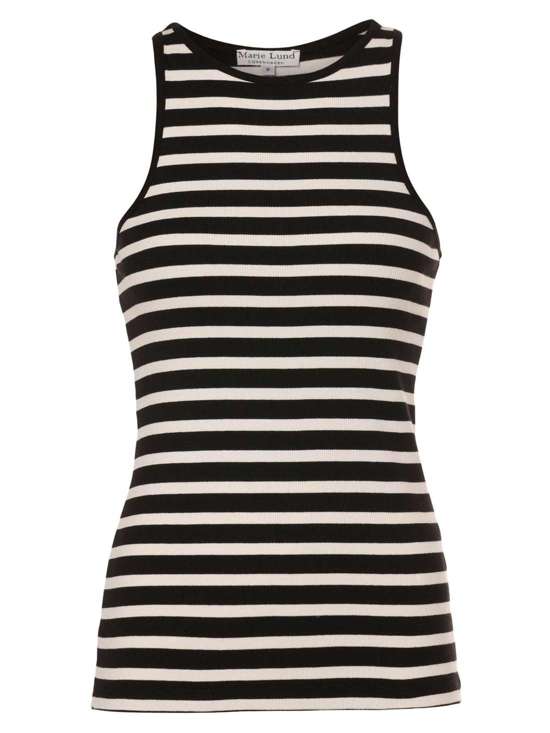 schwarz ecru gestreift