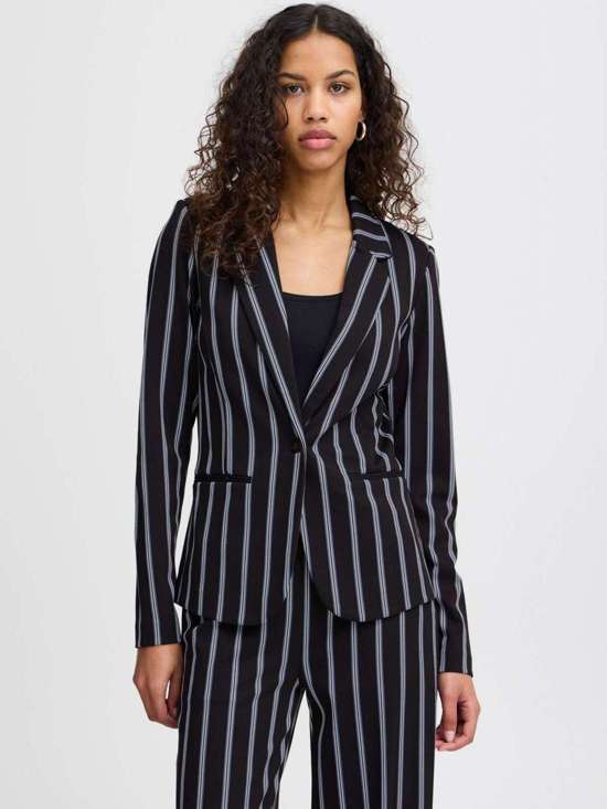 черный в полоску