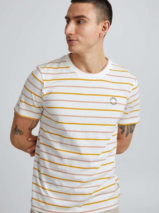 коричневый в полоску