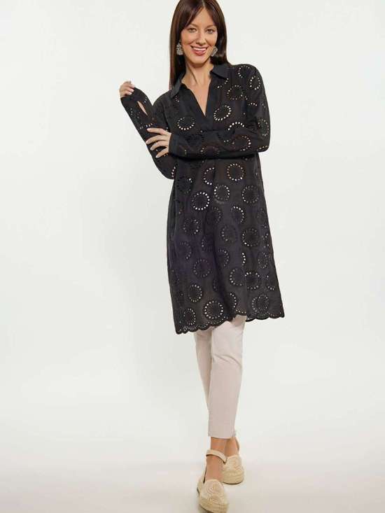 чёрный с рисунком