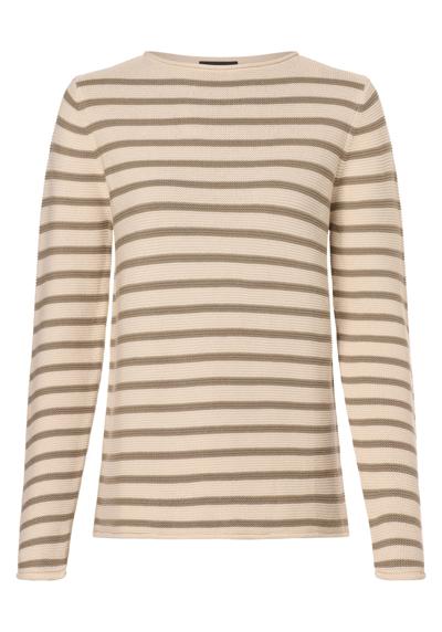 ecru taupe gestreift